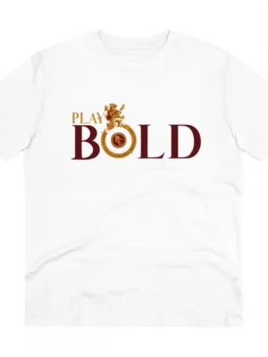 Generic Men's PC Cotton Cricket Design Printed T Shirt (Color: White, Thread Count: 180GSM)