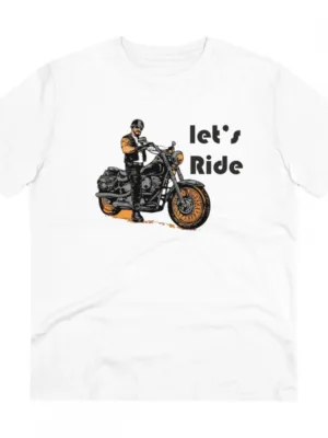 Generic Men's PC Cotton Explore The Unseen Printed T Shirt (Color: White, Thread Count: 180GSM)