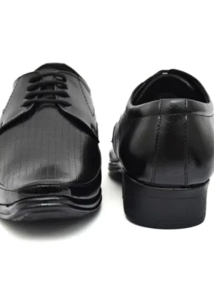 Generic Men's Faux Leather Formal Shoes (Black)