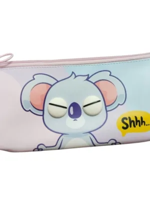 Pack Of_2 Mouse Cartoon Printed Pencil Pouch |   Canvas  |   Stationery | 3+ Years