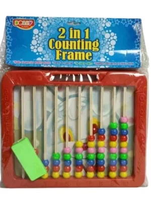 2 in 1 Counting Frame | Plastic | Educational Toys | 3+ Years