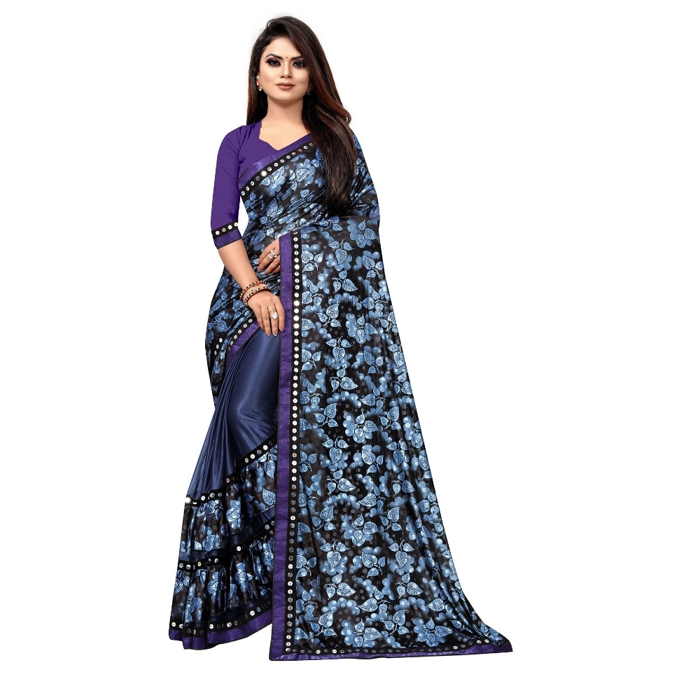 52350881002_8aa22dabda_o_d-1000x1000-1.webp Women's Lycra Blend Saree with Blouse (Blue, 5-6 Mtrs) - Image 1