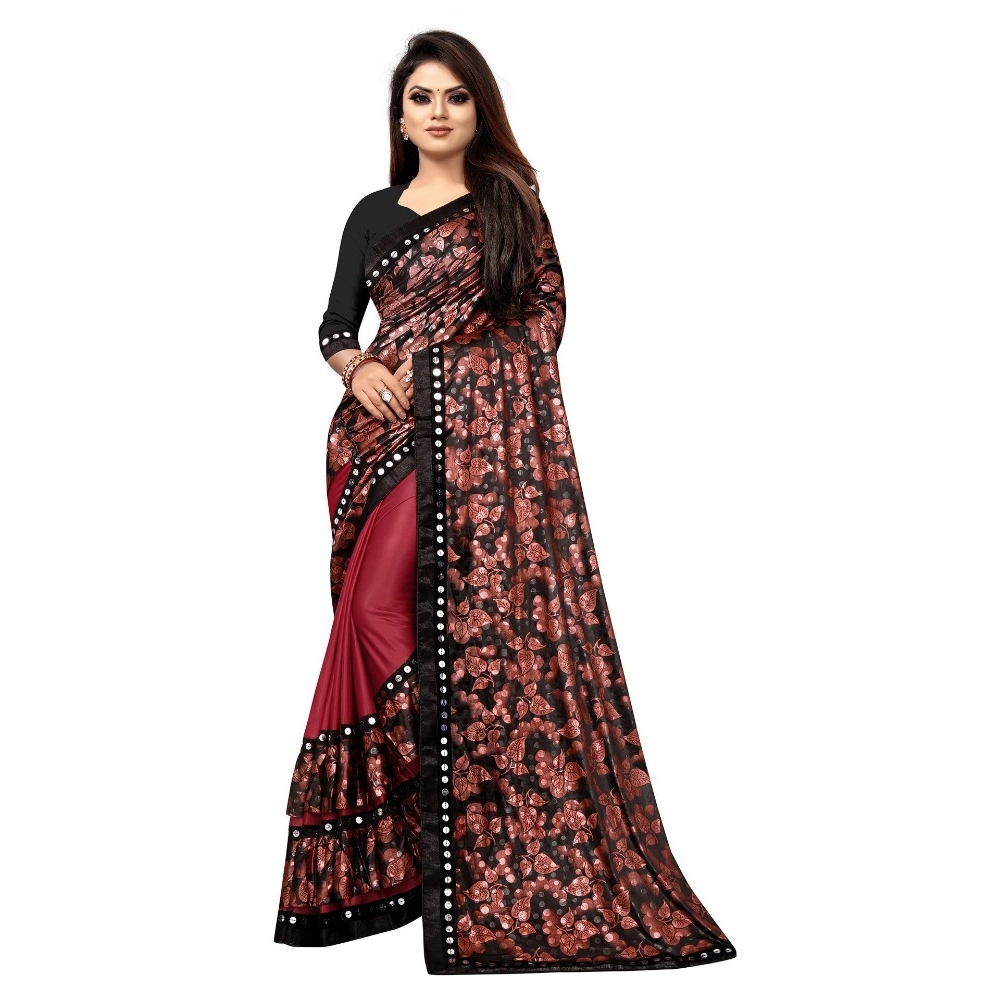 52352075028_6b3ece45e0_o_d-1000x1000-1.webp Women's Lycra Blend Saree with Blouse (Red, 5-6 Mtrs) - Image 1