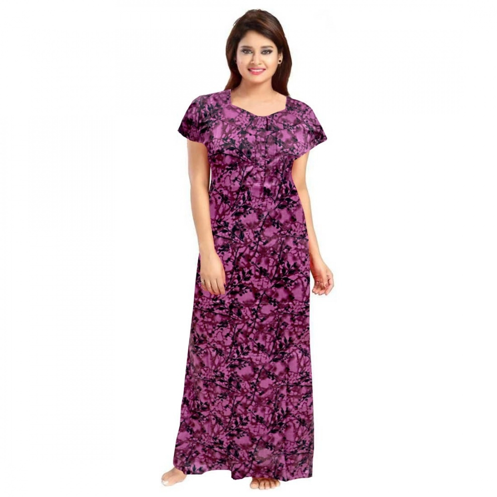 52361547053_b9b7973bb4_o_d-1000x1000-1.webp Women's Cotton Printed Maxi Nighty (Wine) - Image 1
