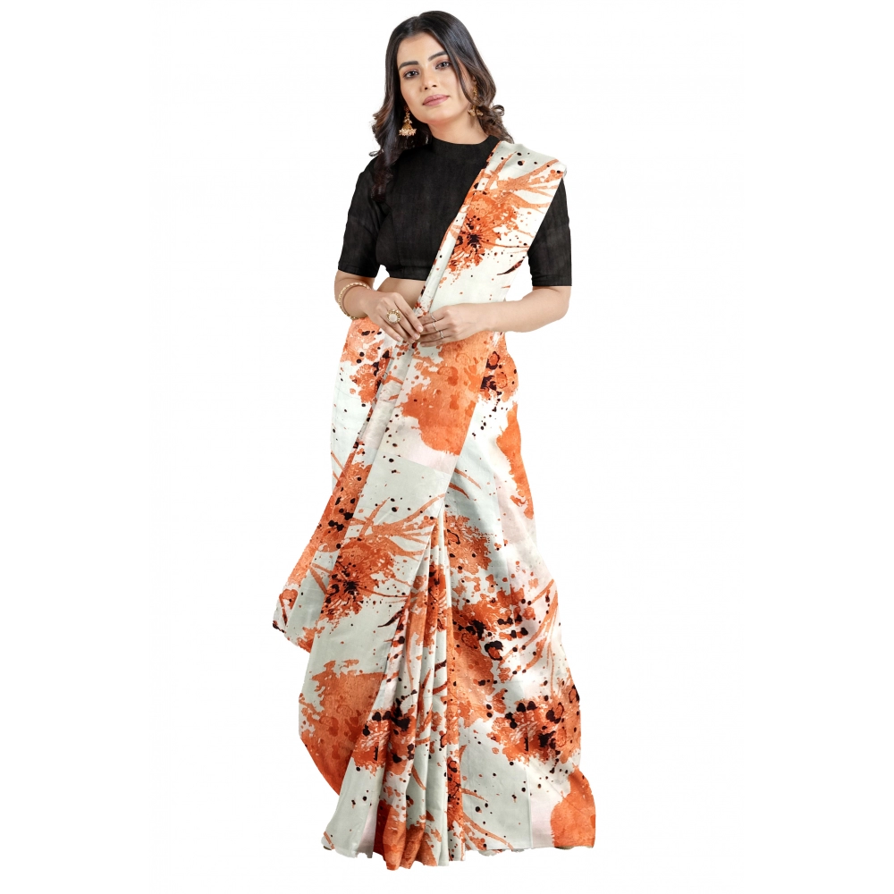 52371018036_f94ef84f21_o_d-1000x1000-1.webp Women's Joya Silk Saree with Blouse (Orange, 5-6 Mtrs) - Image 1