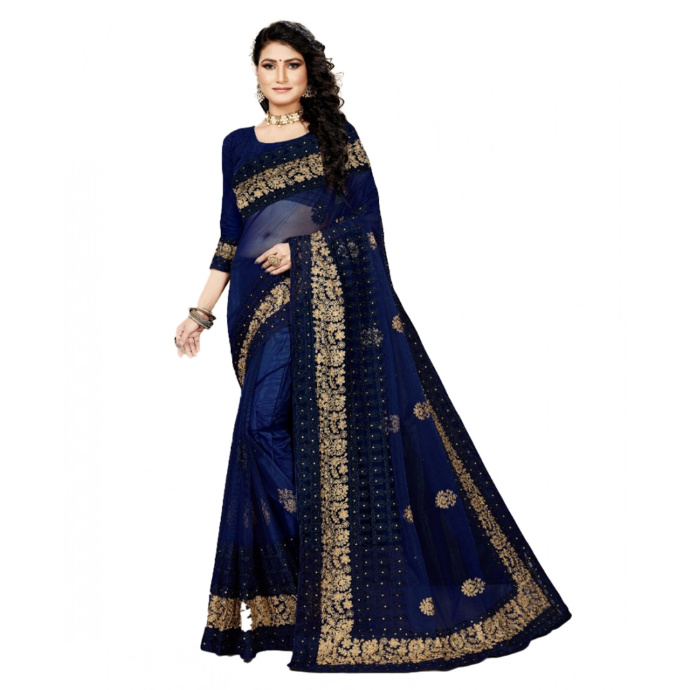 52904331421_bc6a164257_o_d-1000x1000-1.webp Women's Net Saree With Blouse (Navy Blue, 5-6Mtrs) - Image 1