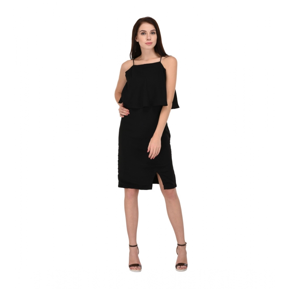 53610378684_76db589e19_o_d-1000x1000-1.webp Women's Cotton Blend Solid Sleeveless Dress (Black) - Image 1
