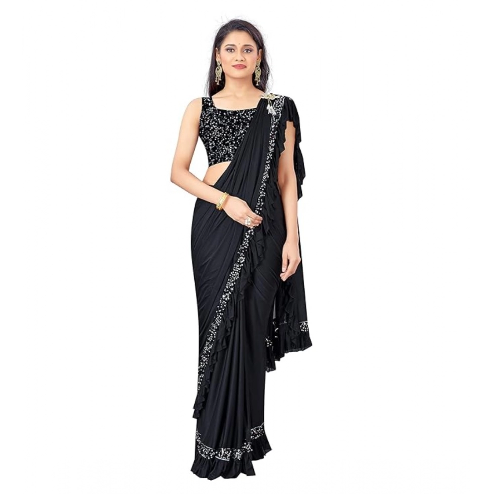 53817975807_de4b118c10_o_d-1000x1000-1.webp Women's Lycra Solid Saree With Unstitched Blouse (Black, 5.5 Mtr) - Image 1