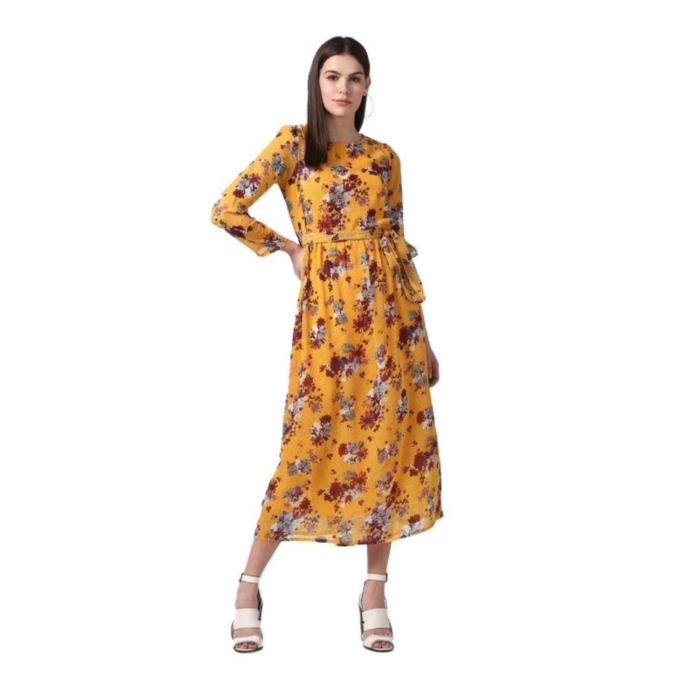 54041836104_e1b3a95ed3_o_d-1000x1000-1.webp Women's Polyester Floral Long Sleeves Calf-length Dress (Yellow) - Image 1