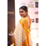 Women's Silk Printed Saree With Unstitched Blouse 5.5Mtr (Off White-Yellow) - Image 3