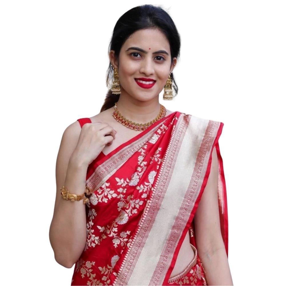 54466127395_70bf115b3f_o_d-1000x1000-1.webp Women's Silk Printed Saree With Unstitched Blouse 5.5Mtr (White) - Image 1