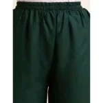 Women's Casual Rayon Solid Ankle Length Palazzo (Green, Free Size)