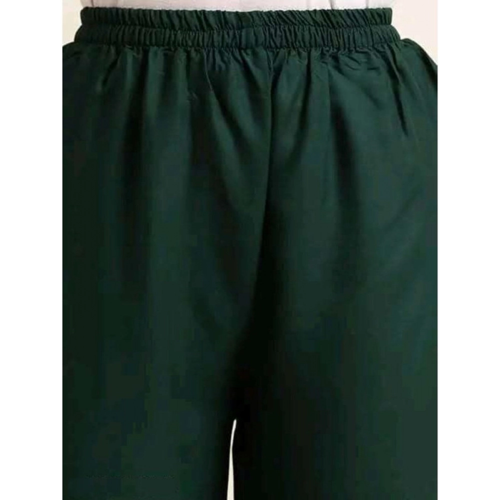 BSB261-WB1006-Main-1000x1000-1.webp Women's Casual Rayon Solid Ankle Length Palazzo (Green, Free Size) - Image 1