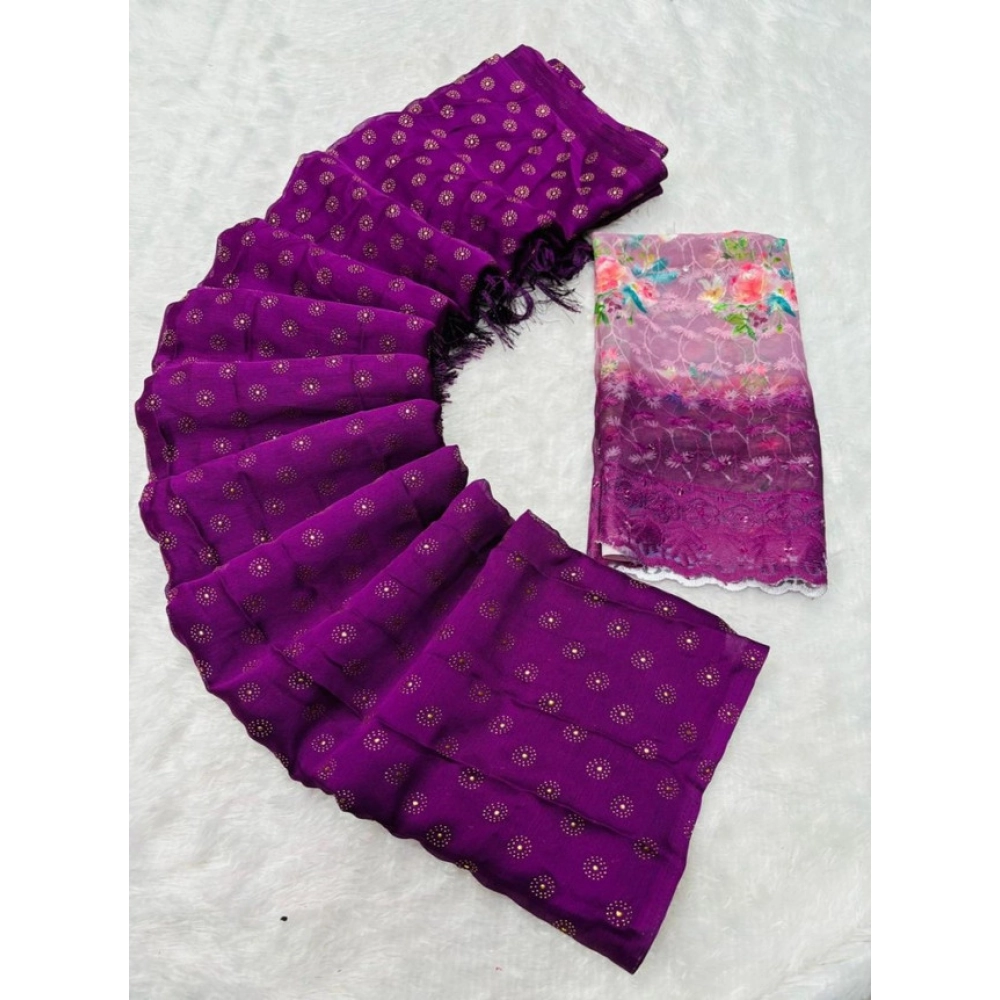 PID-62310-Generic-Women-s-Printed-Brasso-Saree-With-Unstitched-Blouse-Magenta-5-6-Mtrs-1-1000x1000-1.webp Women's Printed Brasso Saree With Unstitched Blouse (Magenta, 5-6 Mtrs) - Image 1
