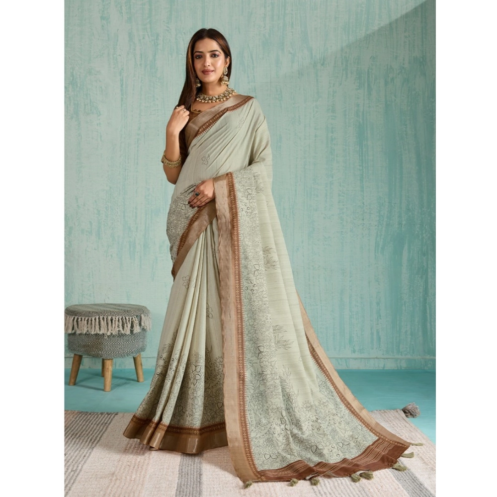 PID-62384-Generic-Womens-Silk-Blend-Printed-Saree-With-Unstitched-Blouse-5-5-Mtr-Green-1-1000x1000-1.webp Women's Silk Blend Printed Saree With Unstitched Blouse 5.5Mtr (Green) - Image 1
