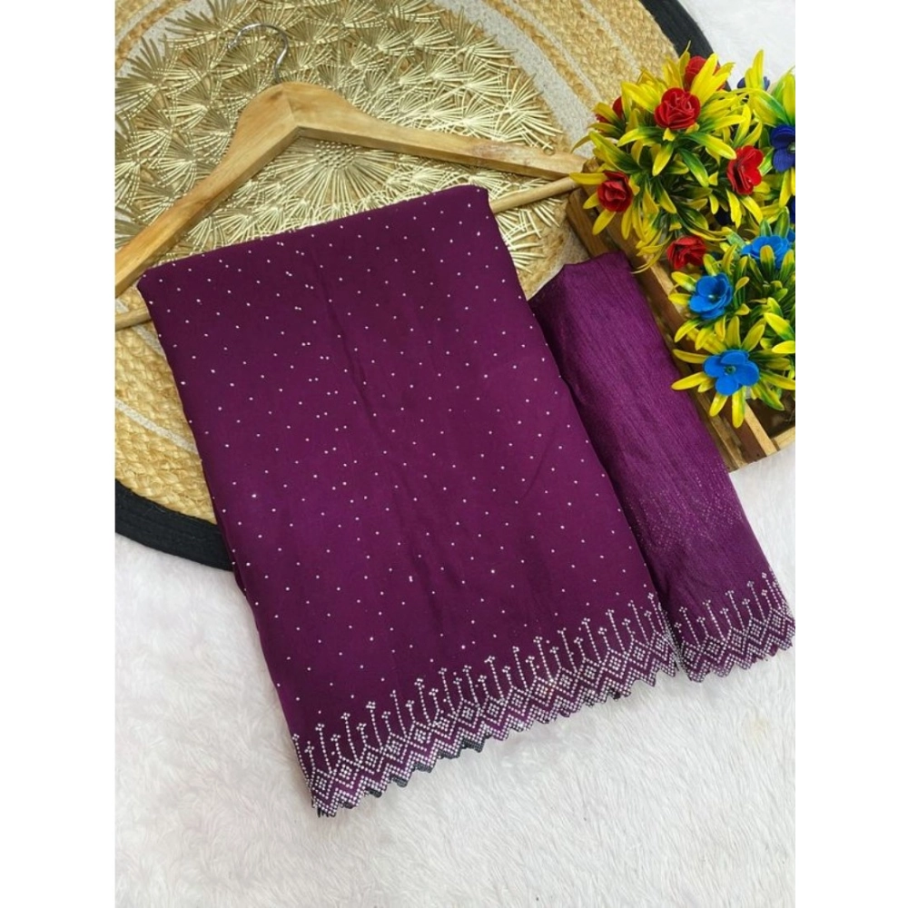 PID-62415-Generic-Women-s-Georgette-Stone-Work-Saree-With-Unstitched-Blouse-5-5-Mtr-Purple-2-1000x1000-1.webp Women's Georgette Stone Work Saree With Unstitched Blouse 5.5Mtr (Purple) - Image 1