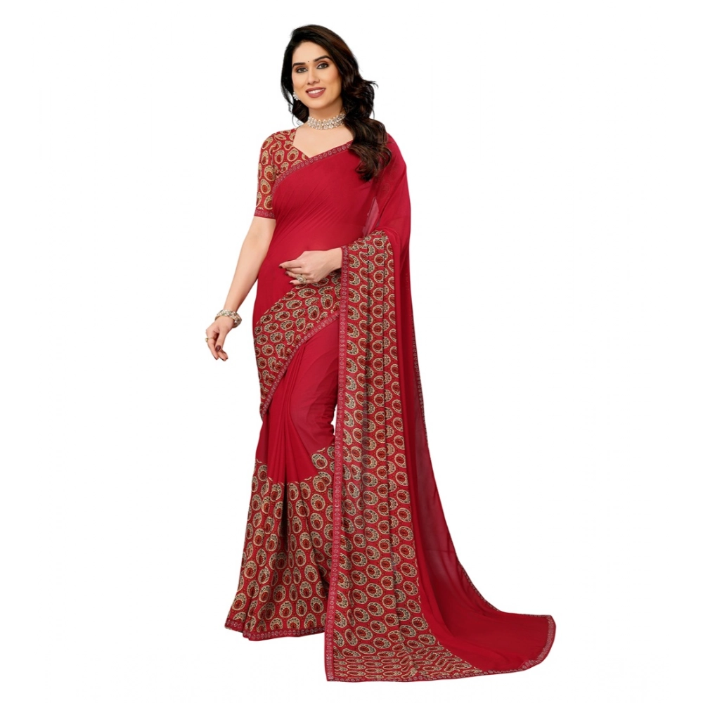 PID-62502-Generic-Women-s-Georgette-Printed-Saree-With-Unstitched-Blouse-5-5-Mtr-Red-1-1000x1000-1.webp Women's Georgette Printed Saree With Unstitched Blouse 5.5Mtr (Red) - Image 1