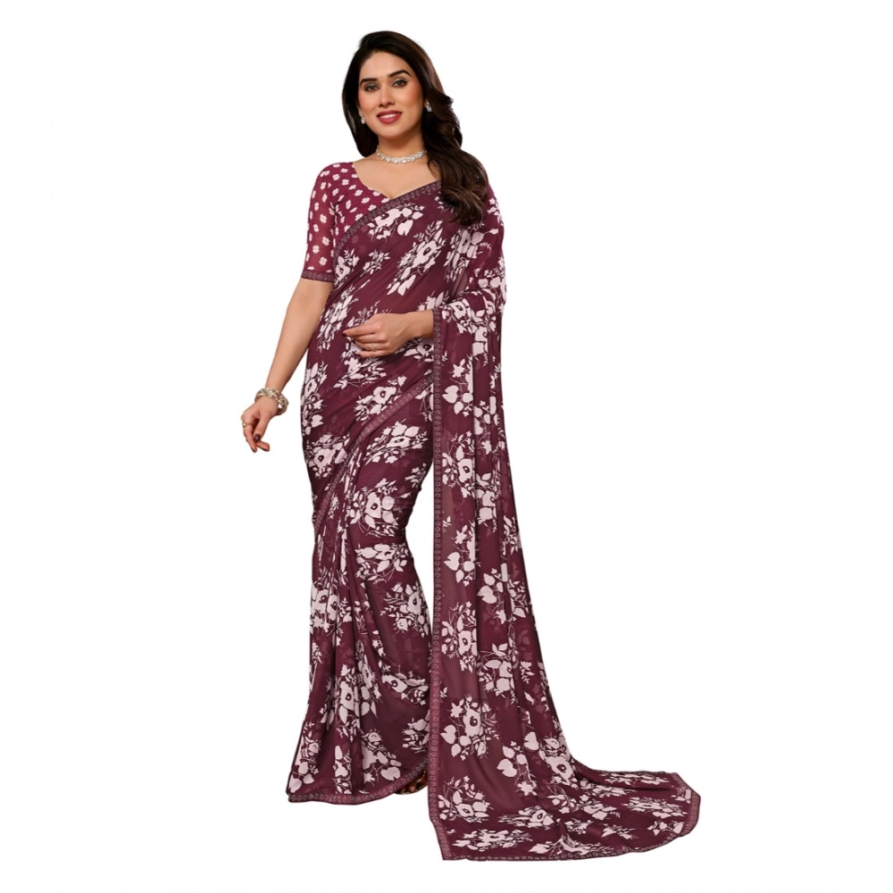 PID-62513-Generic-Women-s-Georgette-Printed-Saree-With-Unstitched-Blouse-5-5-Mtr-Brown-1-1000x1000-1.webp Women's Georgette Printed Saree With Unstitched Blouse 5.5Mtr (Brown) - Image 1