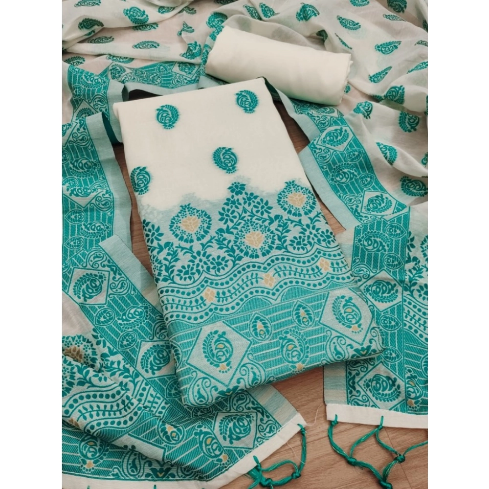 PID-62683-Generic-Womens-Banarasi-Silk-Printed-Unstitched-Salwar-Suit-Material-With-Dupatta-Teal-3-M-1000x1000-1.webp Women's Banarasi Silk Printed Unstitched Salwar Suit Material With Dupatta (Teal, 3Mtrs) - Image 1