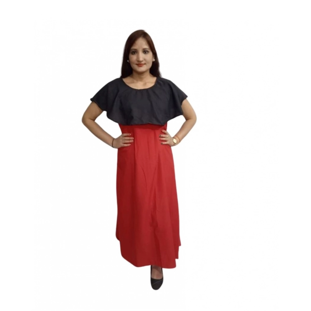 PID-63342-Women-s-Casual-Crepe-Cape-Sleeve-Dress-Black-1-1000x1000-1.webp Women's Casual Crepe Cape Sleeve Dress (Black) - Image 1