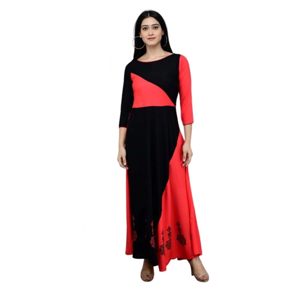 PID-63382-Women-s-Casual-Rayon-3-4th-Sleeves-Maxi-Pink-1-1000x1000-1.webp Women's Casual Rayon 3-4th Sleeves Maxi Dress (Pink) - Image 1