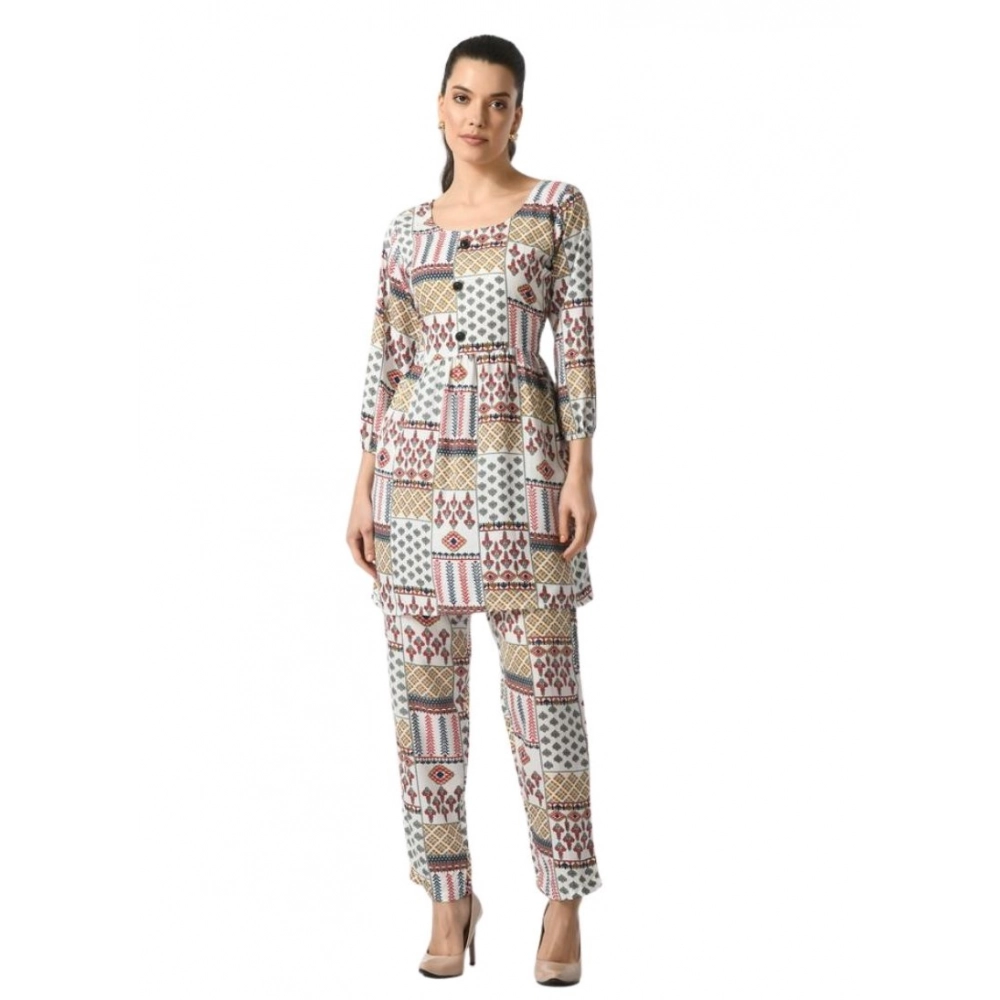 PID-63386-Women-s-Casual-Crepe-3-4th-Sleeves-Cord-Set-White-1-1000x1000-1.webp Women's Casual Crepe 3-4th Sleeves Cord Set (White) - Image 1