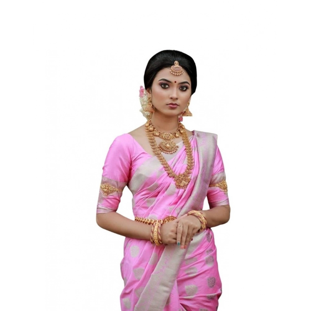 PID-63567-Women-s-Soft-Lichi-Silk-Printed-Saree-With-Unstitched-Blouse-5-5-Mtr-Pink-1-1000x1000-1.webp Women's Soft Lichi Silk Printed Saree With Unstitched Blouse 5.5Mtr (Pink) - Image 1