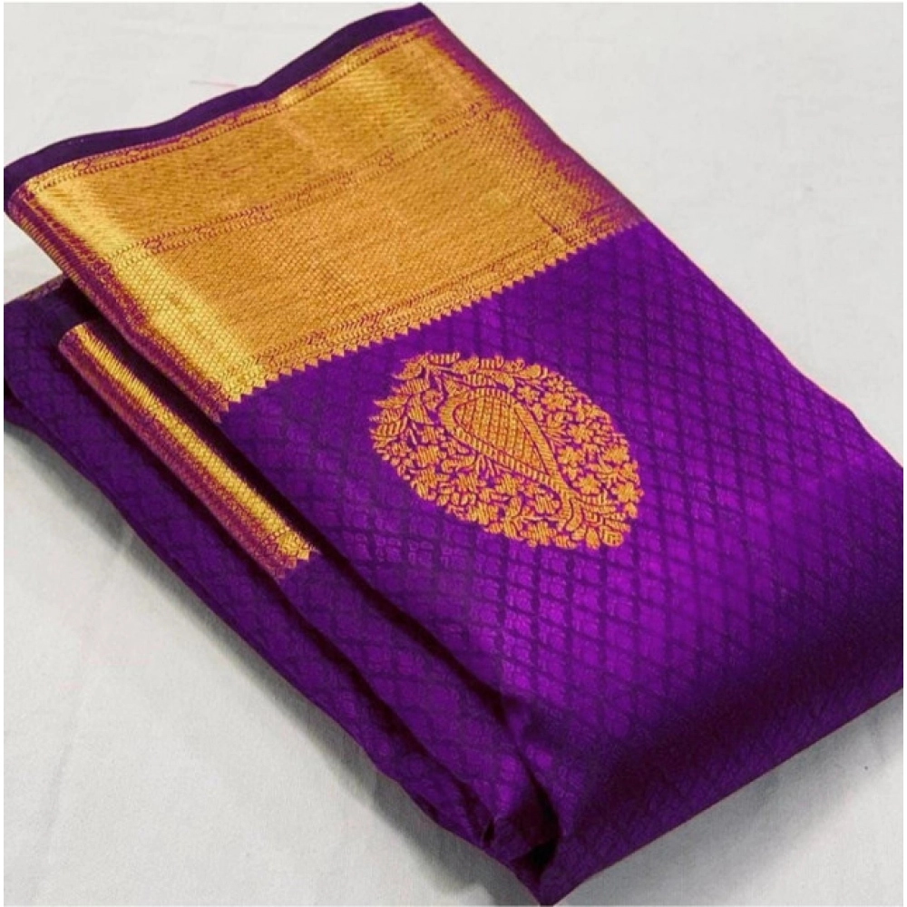 PID-63583-Women-s-Soft-Lichi-Silk-Printed-Saree-With-Unstitched-Blouse-5-5-Mtr-Purple-1-1000x1000-1.webp Women's Soft Lichi Silk Printed Saree With Unstitched Blouse 5.5Mtr (Purple) - Image 1