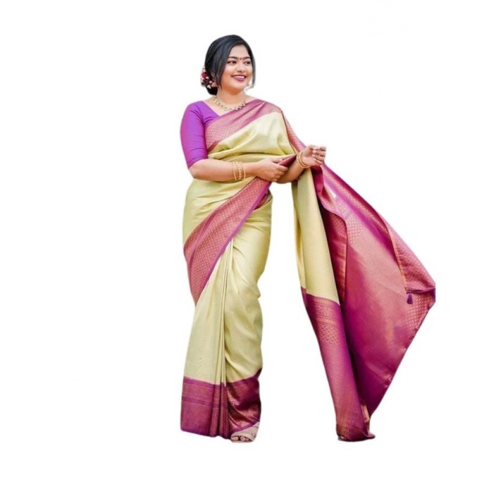 PID-63608-Women-s-Soft-Lichi-Silk-Printed-Saree-With-Unstitched-Blouse-5-5-Mtr-Light-Green-1-1000x1000-1.webp Women's Soft Lichi Silk Printed Saree With Unstitched Blouse 5.5Mtr (Light-Green) - Image 1