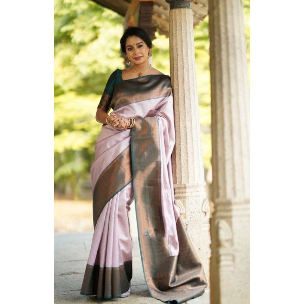 PID-63616-Women-s-Soft-Lichi-Silk-Printed-Saree-With-Unstitched-Blouse-5-5-Mtr-Light-Pink-1-1000x1000-1.webp Women's Soft Lichi Silk Printed Saree With Unstitched Blouse 5.5Mtr (Light-Pink) - Image 1