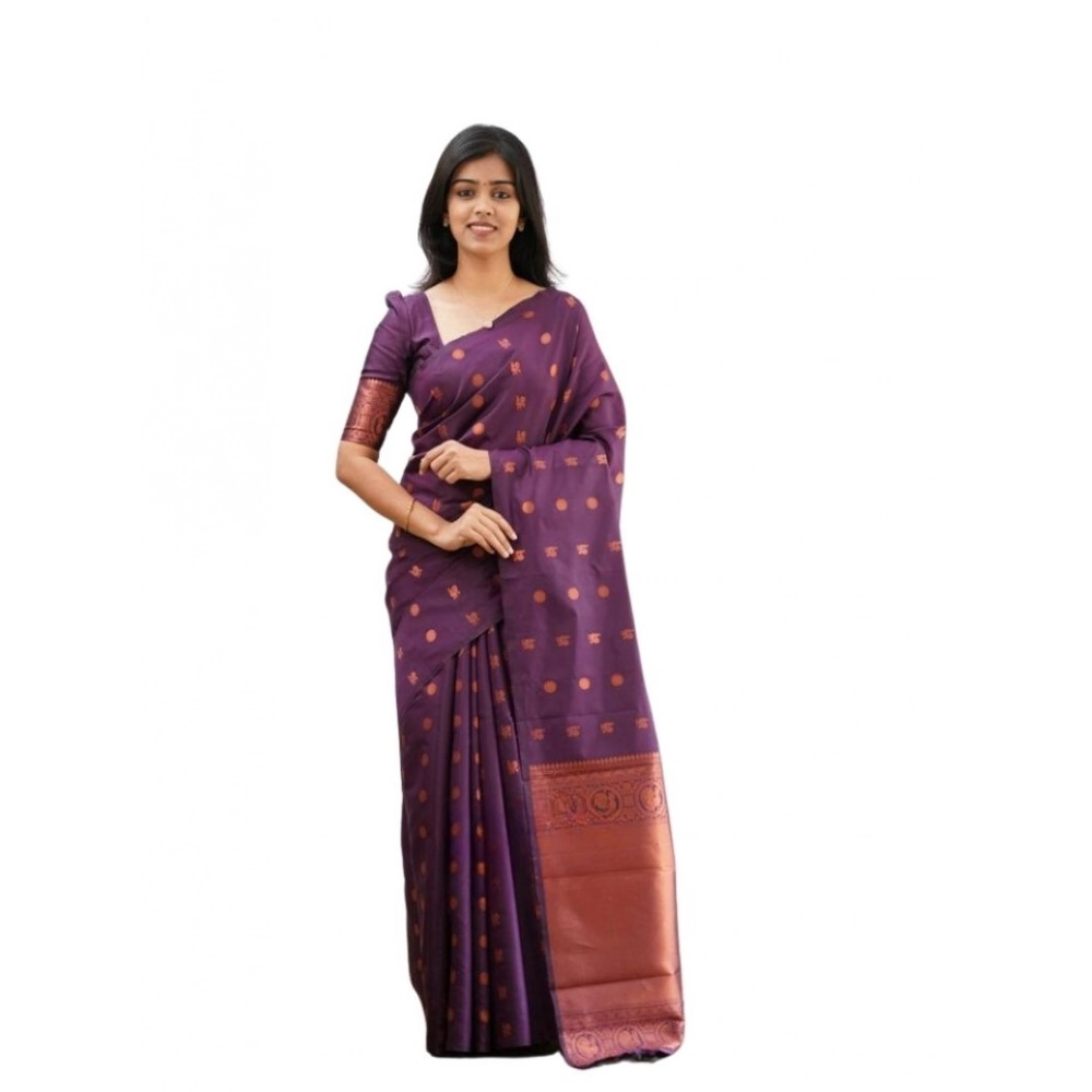 PID-63625-Women-s-Soft-Lichi-Silk-Printed-Saree-With-Unstitched-Blouse-5-5-Mtr-Purple-1-1000x1000-1.webp Women's Soft Lichi Silk Printed Saree With Unstitched Blouse 5.5Mtr (Purple) - Image 1