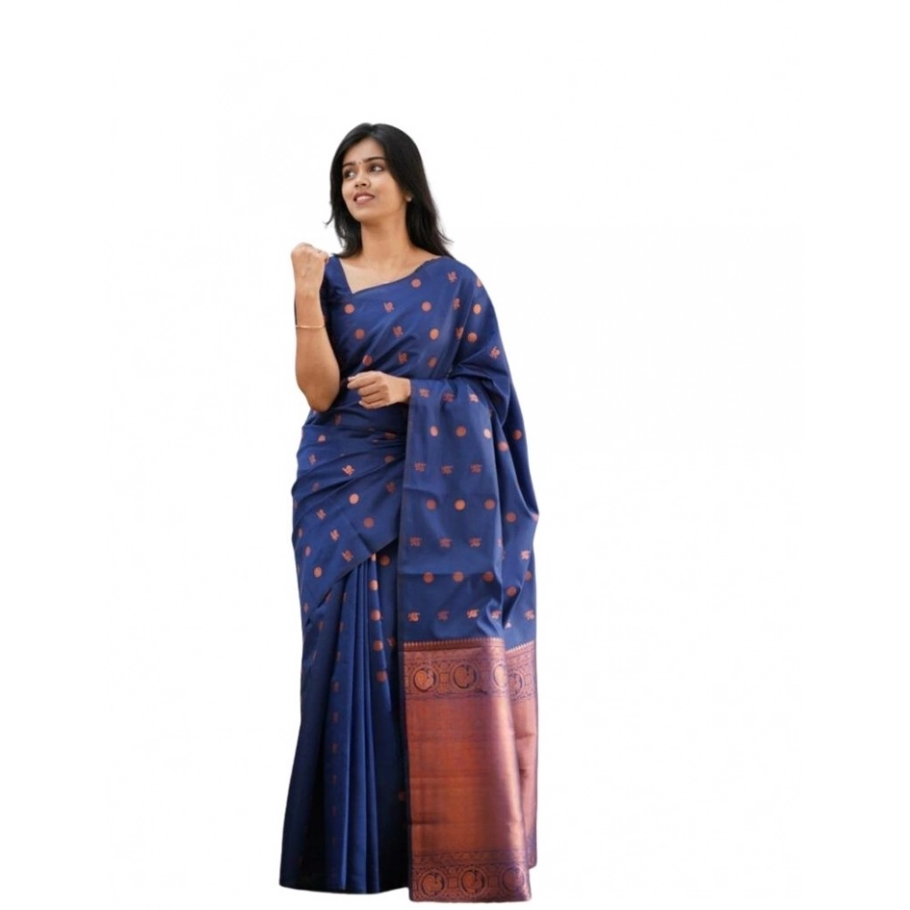 PID-63627-Women-s-Soft-Lichi-Silk-Printed-Saree-With-Unstitched-Blouse-5-5-Mtr-Blue-1-1000x1000-1.webp Women's Soft Lichi Silk Printed Saree With Unstitched Blouse 5.5Mtr (Blue) - Image 1