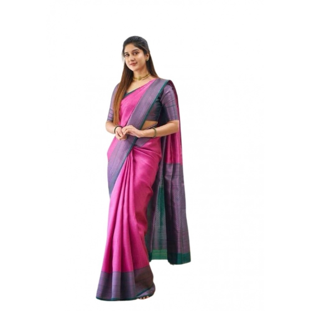 PID-63632-Women-s-Soft-Lichi-Silk-Printed-Saree-With-Unstitched-Blouse-5-5-Mtr-Pink-1-1000x1000-1.webp Women's Soft Lichi Silk Printed Saree With Unstitched Blouse 5.5Mtr (Pink) - Image 1