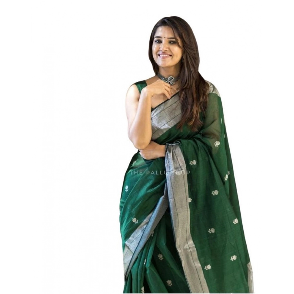 PID-63641-Women-s-Soft-Lichi-Silk-Printed-Saree-With-Unstitched-Blouse-5-5-Mtr-Green-1-1000x1000-1.webp Women's Soft Lichi Silk Printed Saree With Unstitched Blouse 5.5Mtr (Green) - Image 1