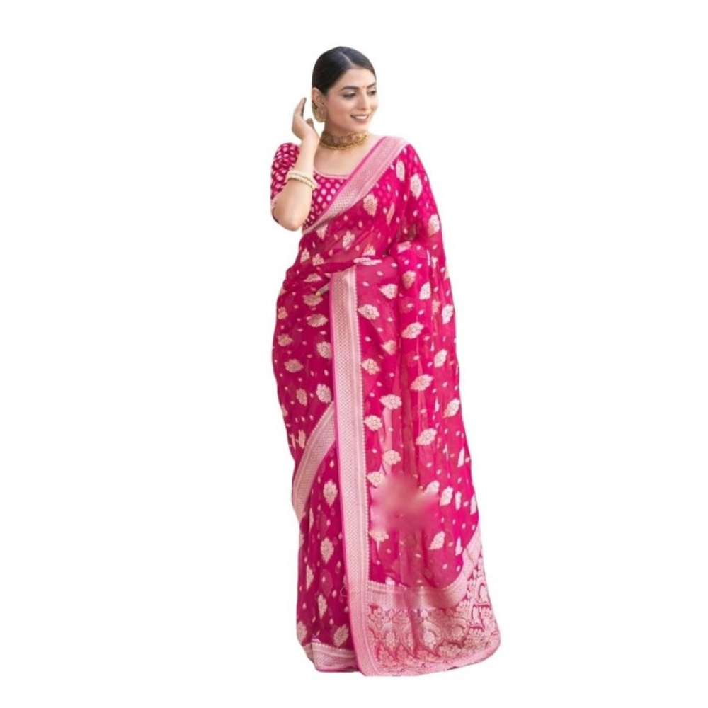 PID-63647-Women-s-Soft-Lichi-Silk-Printed-Saree-With-Unstitched-Blouse-5-5-Mtr-Pink-1-1000x1000-1.webp Women's Soft Lichi Silk Printed Saree With Unstitched Blouse 5.5Mtr (Pink) - Image 1
