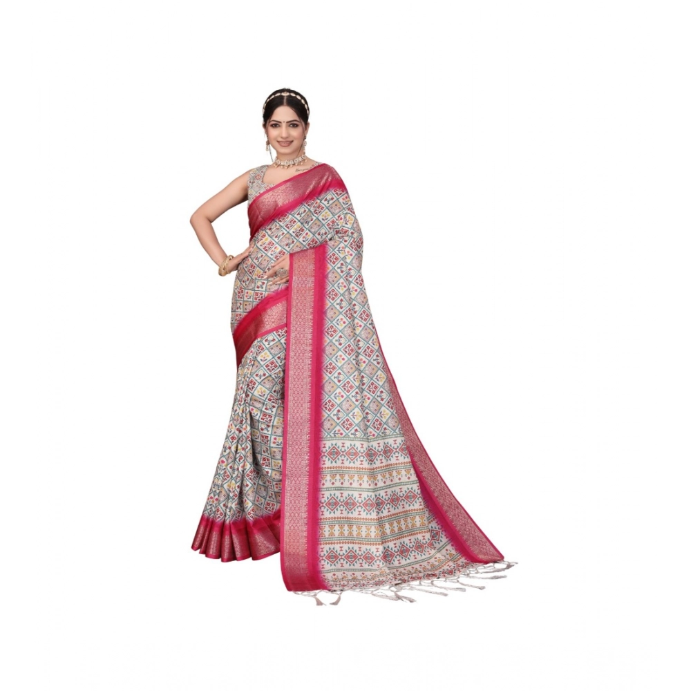 PID-63890-Women-s-Cotton-Silk-Printed-Saree-With-Unstitched-Blouse-5-5-Mtr-Pink-1-1000x1000-1.webp Women's Cotton Silk Printed Saree With Unstitched Blouse 5.5MtrĀ (Pink) - Image 1