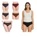 Pack of_6 Women's Cotton Printed Hipster Panty (Multicolor)