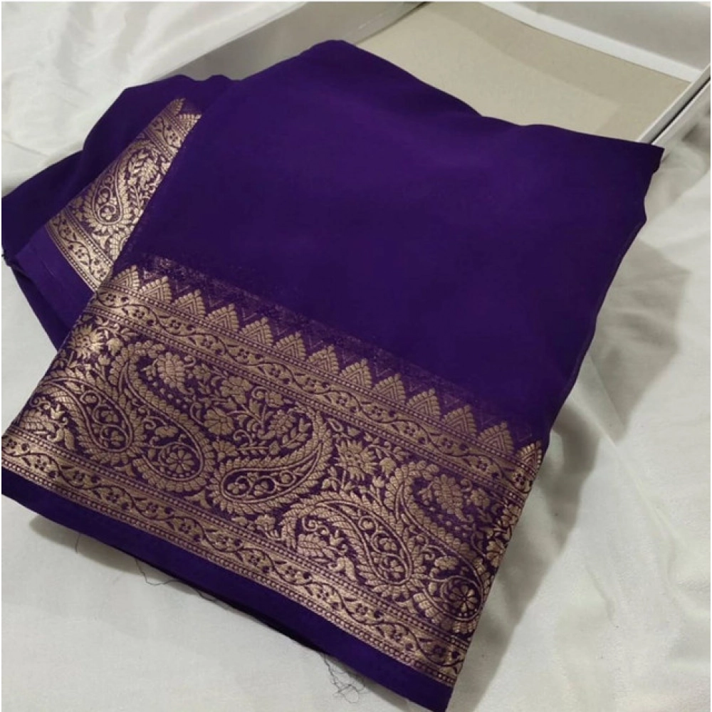 PID-64836-Women-s-Crape-Chit-Pallu-Solid-Saree-With-Unstitched-Blouse-5-5-Mtr-Purple-1-1000x1000-1.webp Women's Crepe Chit Pallu Solid Saree With Unstitched Blouse 5.5MtrĀ (Purple) - Image 1