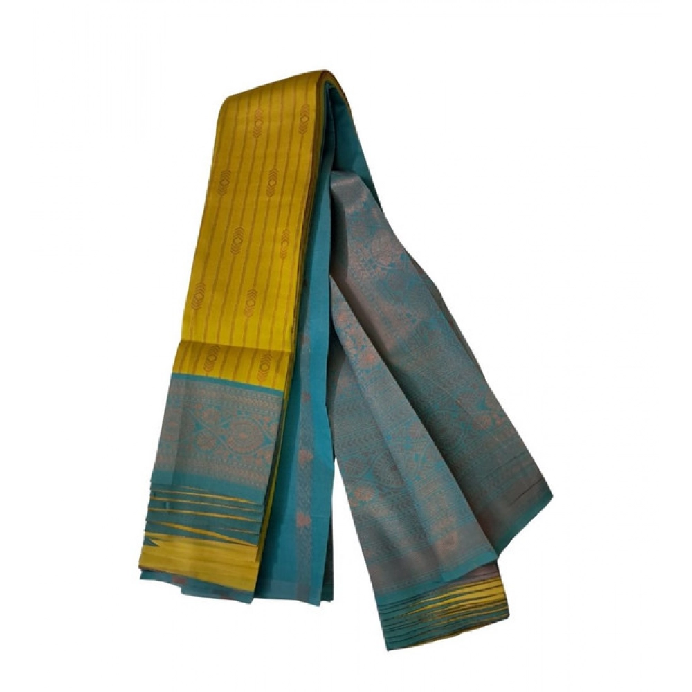 PID-64942-Women-s-Soft-Silk-Wooven-Saree-With-Unstitched-Blouse-5-5-Mtr-Musterd-Yellow-1-1000x1000-1.webp Women's Soft Silk Wooven Saree With Unstitched Blouse 5.5Mtr (Musterd Yellow) - Image 1
