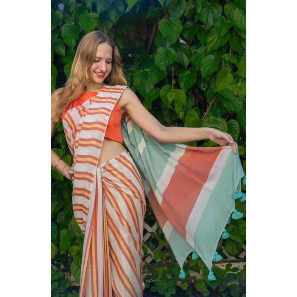 PID-65207-Women-s-Linen-Printed-Saree-With-Unstitched-Blouse-5-5-Mtr-Orange-1-1000x1000-1.webp Women's Linen Printed Saree With Unstitched Blouse 5.5Mtr (Orange) - Image 1