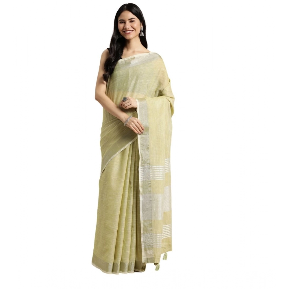 PID-65230-Women-s-Linen-Cotton-Printed-Saree-With-Unstitched-Blouse-5-5-Mtr-Olive-Green-1-1000x1000-1.webp Women's Linen Cotton Printed Saree With Unstitched Blouse 5.5Mtr (Olive Green) - Image 1
