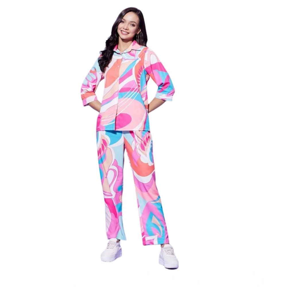 PID-65334-Women-s-Polyester-Printed-3-4th-Sleeve-Co-Ord-Set-Multi-1-1000x1000-1.webp Women's Polyester Printed 3-4th Sleeve Co-Ord Set (Multicolor) - Image 1