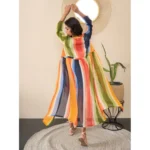 Women's Polyester Crepe Printed Long Sleeves Shrug (Multicolor) - Image 2