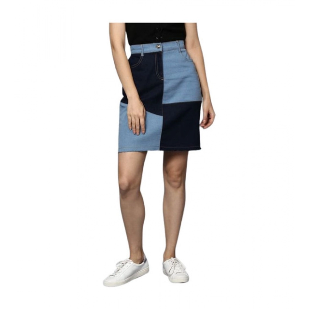 PID-65445-Women-s-Denim-Brick-Style-Buttoned-Skirt-Blue-1-1000x1000-1.webp Women's Denim Brick Style Buttoned Skirt (Blue) - Image 1