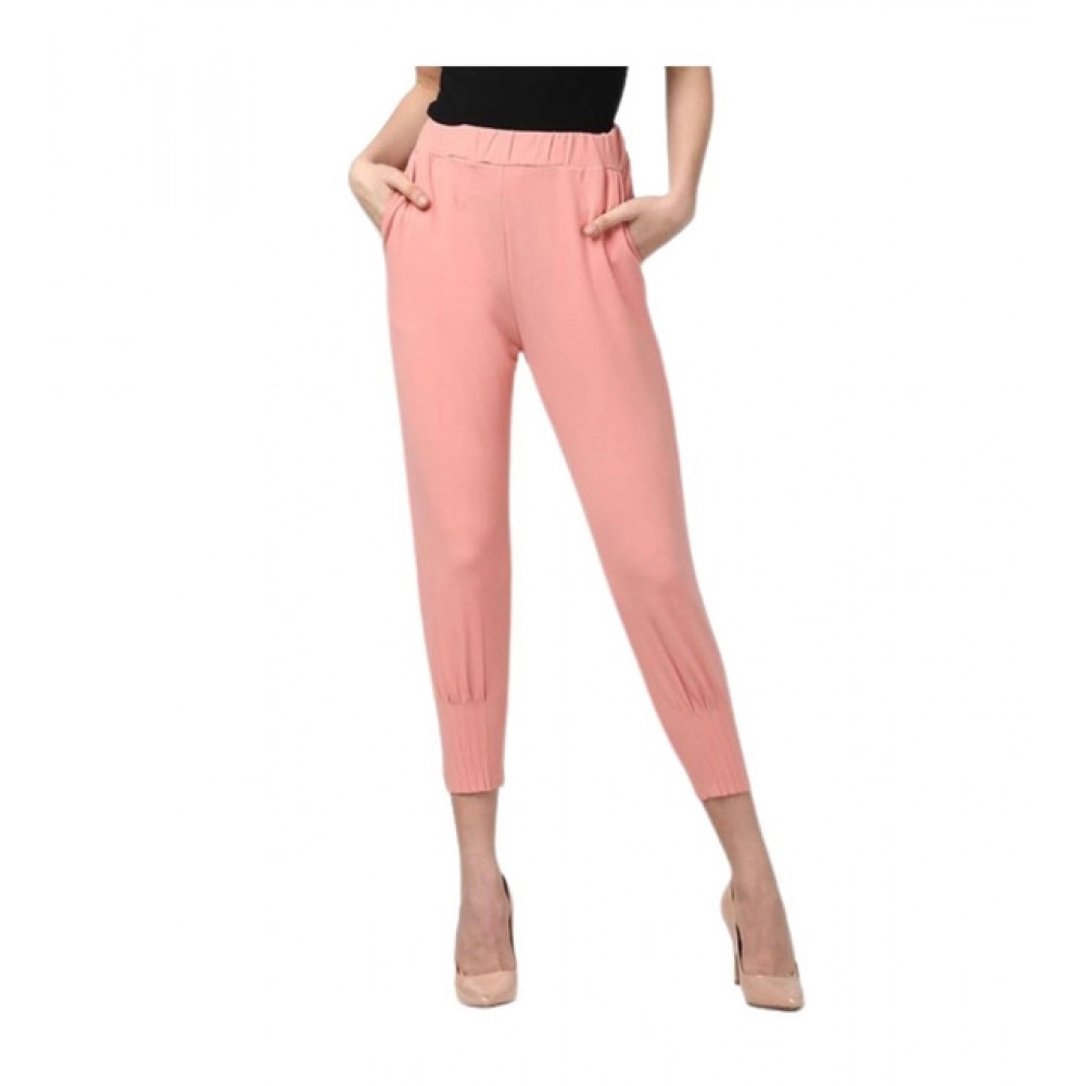 PID-65510-Women-s-Polyester-Solid-Elasticated-Trousers-Pink-1-1000x1000-1.webp Women's Polyester Solid Elasticated Trousers (Pink) - Image 1