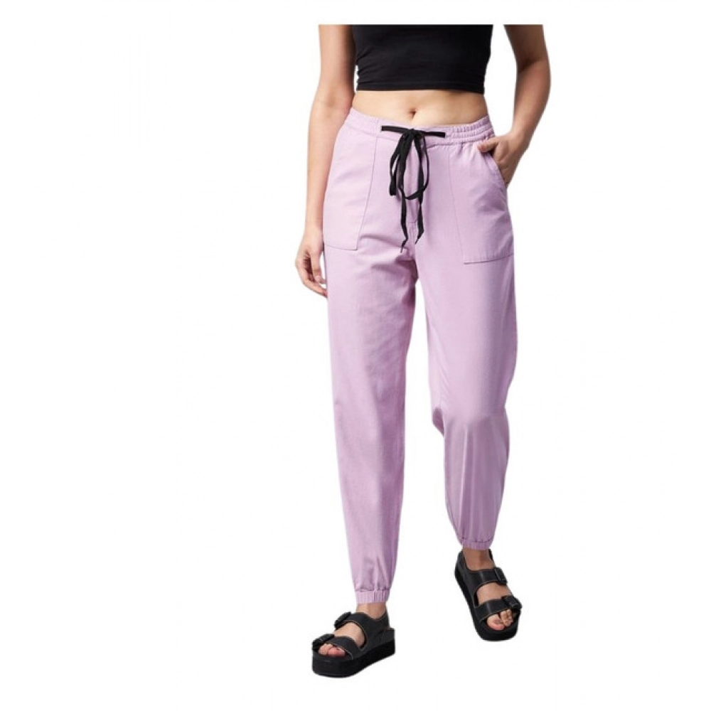 PID-65515-Women-s-Coton-Twill-Solid-Elasticated-Trousers-Lavender-1-1000x1000-1.webp Women's Coton Twill Solid Elasticated Trousers (Lavender) - Image 1