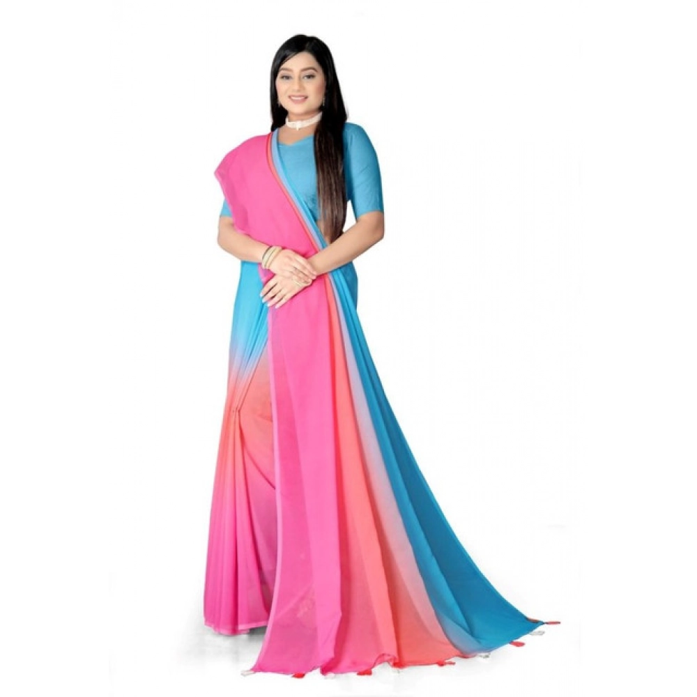 PID-65535-Women-s-Georgette-Floral-Printed-Saree-With-Unstitched-Blouse-5-5-Mtr-Blue-2-1000x1000-1.webp Women's Georgette Floral Printed Saree With Unstitched Blouse 5.5Mtr (Multicolor) - Image 1