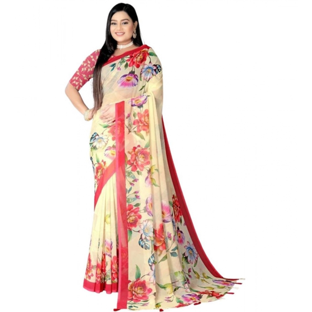 PID-65548-Women-s-Georgette-Floral-Printed-Saree-With-Unstitched-Blouse-5-5-Mtr-Yellow-1-1000x1000-1.webp Women's Georgette Floral Printed Saree With Unstitched Blouse 5.5MtrĀ (Yellow) - Image 1