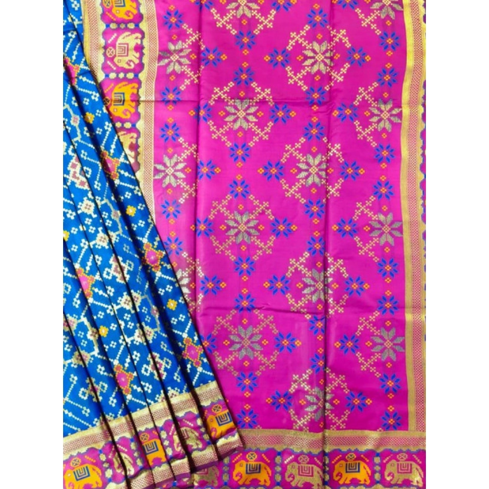 PID-65631-Generic-Women-S-Patola-Silk-Meena-And-Zari-Woven-Saree-With-Unstitched-Blouse-5-5-Mtr-Pin-1000x1000-1.webp Women's Patola Silk Meena And Zari Woven Saree With Unstitched Blouse 5.5MtrĀ (Pink) - Image 1