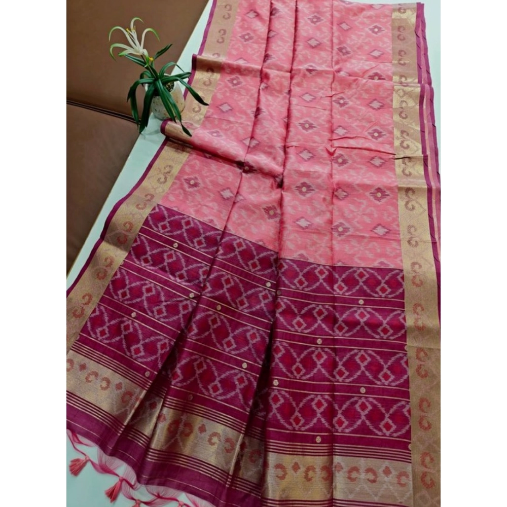 PID-65640-Generic-Women-S-Raw-Silk-Ikkat-Saree-With-Unstitched-Blouse-5-5-Mtr-Pink-2-1000x1000-1.webp Women's Raw Silk Ikkat Saree With Unstitched Blouse 5.5MtrĀ (Pink) - Image 1
